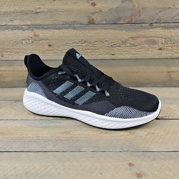 adidas Fluidflow 2.0 Women's Running Sportswear Shoes Black Grey - Picture 2 of 12